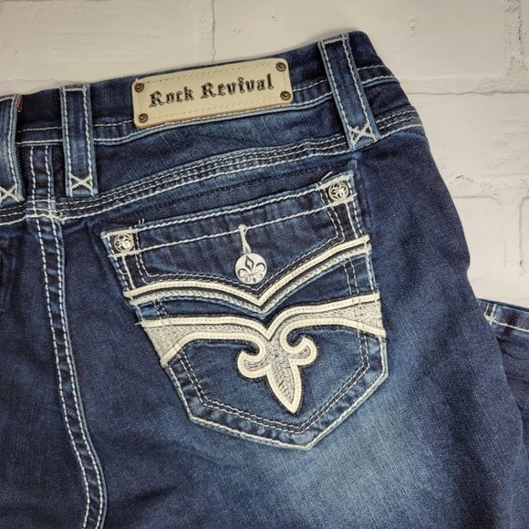 Rock Revival Sukara Easy Crop Jeans E8553EC3 - Picture 7 of 8